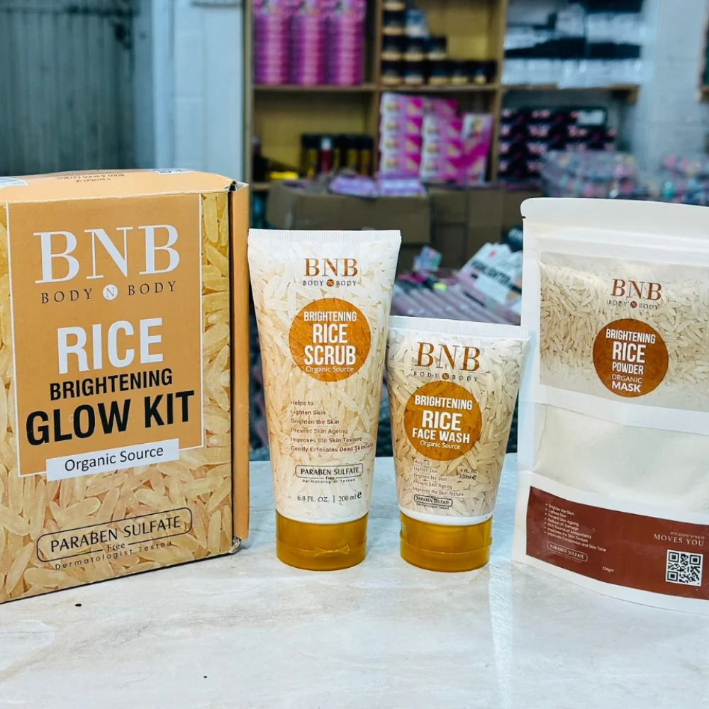 BNB Rice Extract Bright & Glow Kit